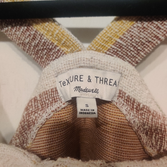 Madewell Texture & Thread Cropped Ruffle Tank - Picture 6 of 7